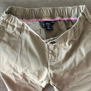 Lands' End Beige Casual Trousers